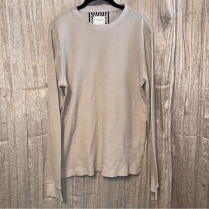 NEW Men’s Denim & Flower Ricky Singh Waffle Knit L/S Shirt {Large}